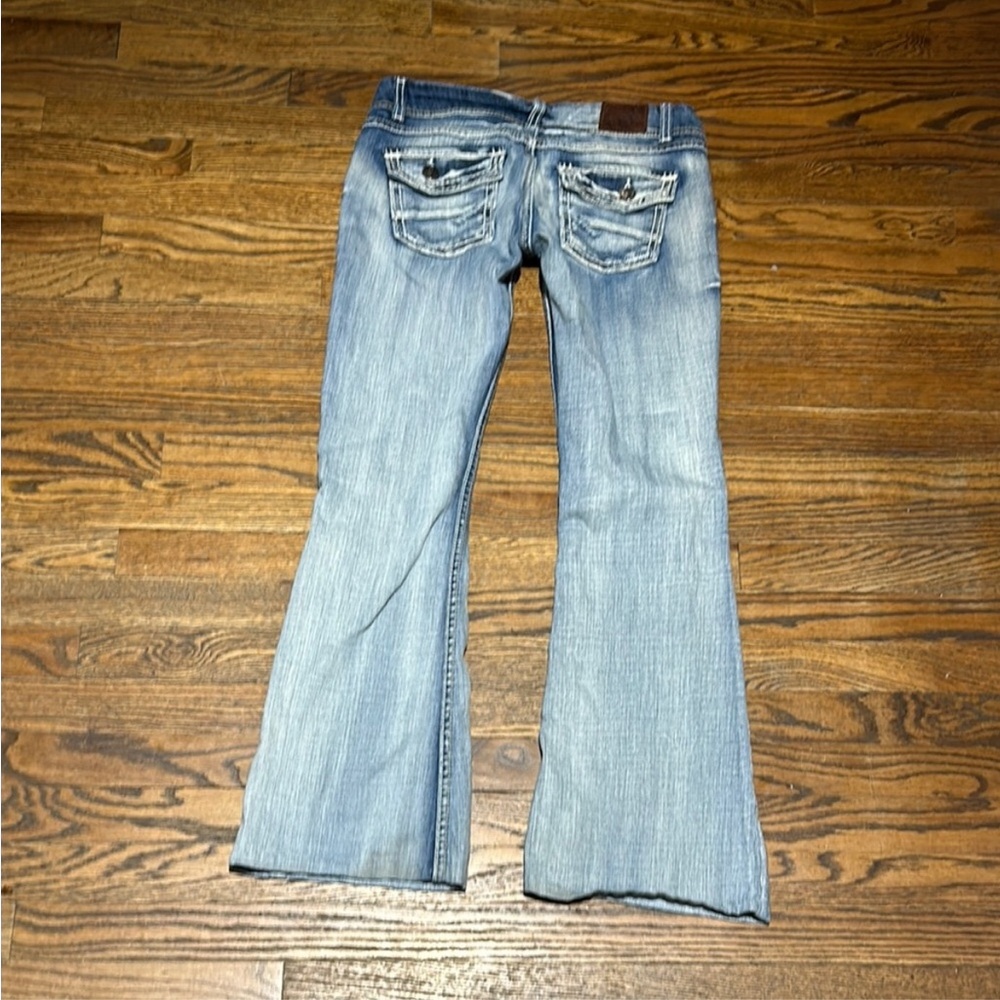 BKE Light Blue Flared Boot Jeans - Picture 6 of 6